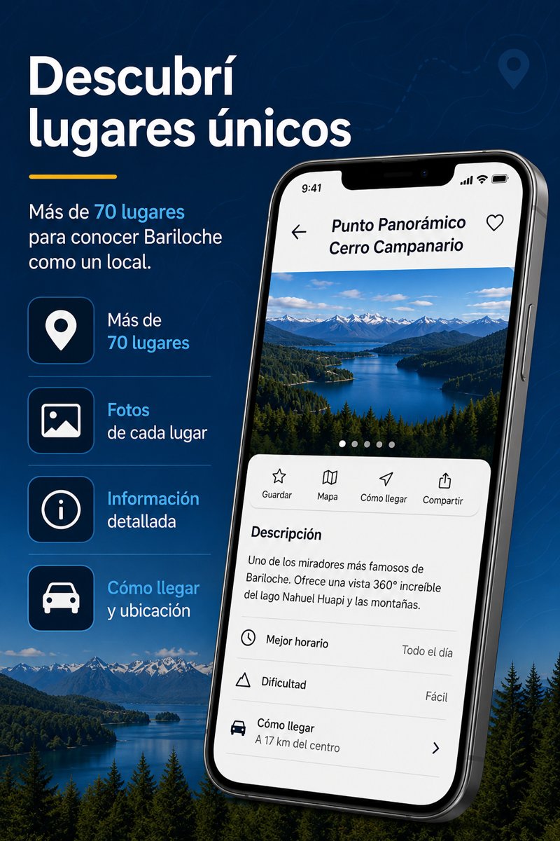 Ficha de un lugar en Bariloche en tu Bolsillo